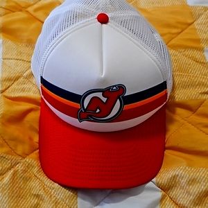 NJ Devils Fanatics Trucker Hat